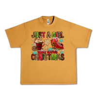 Peanut Butter just a girl who loves christmas Urban Heavy Tee - FaDigitalArtStudio