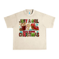 Sandshell just a girl who loves christmas Urban Heavy Tee - FaDigitalArtStudio