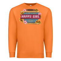 Carrot welcome to the fabulous happy girl avenue Premium Sweatshirt - MaliasSmallBusiness