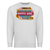 Dove Grey welcome to the fabulous happy girl avenue Premium Sweatshirt - MaliasSmallBusiness