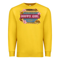Lemon welcome to the fabulous happy girl avenue Premium Sweatshirt - MaliasSmallBusiness