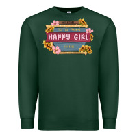 Sports Green welcome to the fabulous happy girl avenue Premium Sweatshirt - MaliasSmallBusiness
