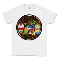 White dominican republic coasters Classic Tee - AdoDesignShop