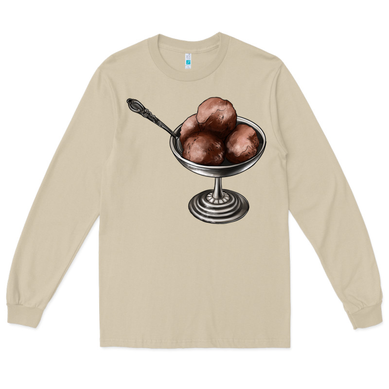 Chocolate Ice Cream Long Sleeve Tee by AdoDesignShop | Teevron