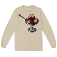 Mushroom Chocolate ice cream Long Sleeve Tee - AdoDesignShop