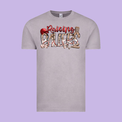 Raising Ballers Vintage Tee Designed By Racoondesign