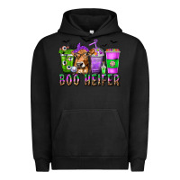 Pigment Black Boo Heifer Coffee Cups with Halloween Urban Hoodie - texasbilliewilder