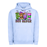 Pigment Grape Ice Boo Heifer Coffee Cups with Halloween Urban Hoodie - texasbilliewilder