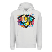 Dove Grey super teacher Premium Hoodie - Artiststas