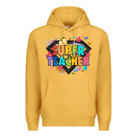 Mustard super teacher Premium Hoodie - Artiststas