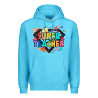 Ocean Blue super teacher Premium Hoodie - Artiststas