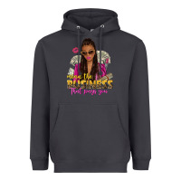Smoke mind the business that pays you afro woman Heavyweight Hoodie - NancyCooperArtShop