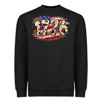 Black 4th of July 1776 Heavyweight Sweatshirt - Neo Western