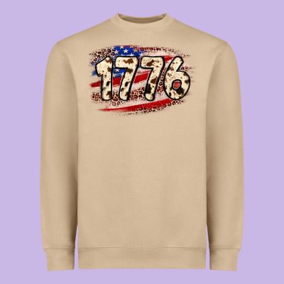 4th Of July 1776 Heavyweight Sweatshirt Designed By Neo Western