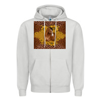 Dove Grey horse Zipper Hoodie - BarkalooDesign
