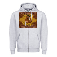 Heather Grey horse Zipper Hoodie - BarkalooDesign