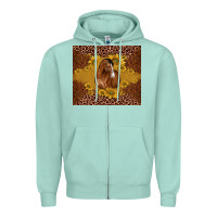 Seafoam horse Zipper Hoodie - BarkalooDesign