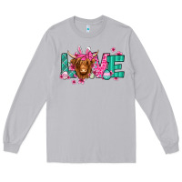 Moon Dust love easter floral longhaired cow Long Sleeve Tee - Jasminsmagicworld