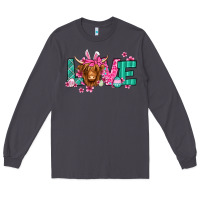 Smoke love easter floral longhaired cow Long Sleeve Tee - Jasminsmagicworld