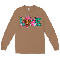 Toasted Coconut love easter floral longhaired cow Long Sleeve Tee - Jasminsmagicworld
