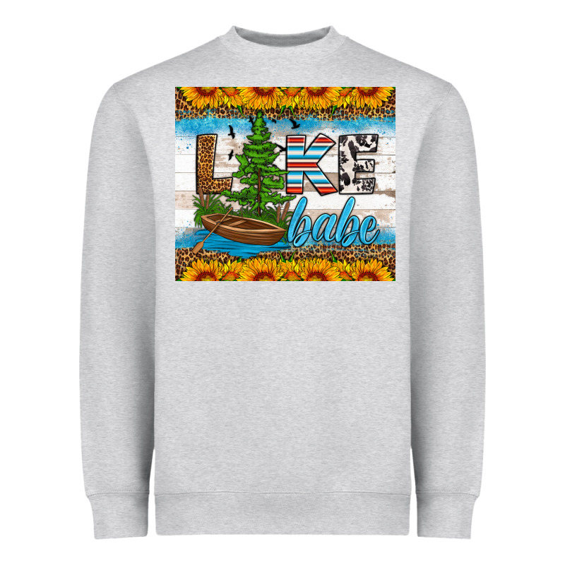 Lake Babe Tumbler Heavyweight Sweatshirt by HRA Design Shop | Teevron
