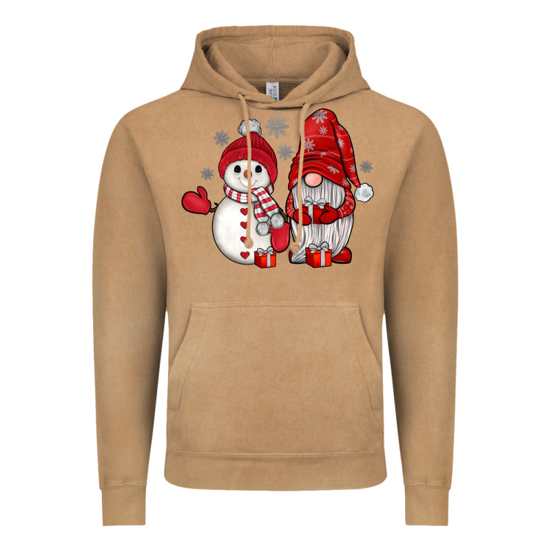 Snowman Gnome Vintage Hoodie by JahusDesignShop | Teevron