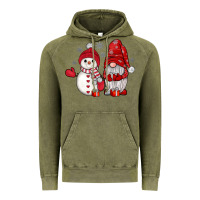 Vintage Olive snowman gnome Vintage Hoodie - JahusDesignShop