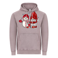 Vintage Zinc snowman gnome Vintage Hoodie - JahusDesignShop