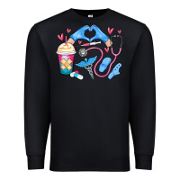 Black nurse life Premium Sweatshirt - MaliasSmallBusiness