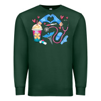 Sports Green nurse life Premium Sweatshirt - MaliasSmallBusiness