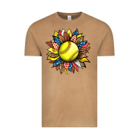 Vintage Camel softball sunflower Vintage Tee - HRA Design Shop