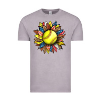 Vintage Zinc softball sunflower Vintage Tee - HRA Design Shop