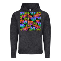 Vintage Black Halloween Pumpkins Vintage Hoodie - texasbilliewilder