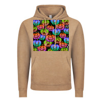 Vintage Coffee Halloween Pumpkins Vintage Hoodie - texasbilliewilder