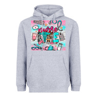 Heather Grey nurse life Heavyweight Hoodie - NancyCooperArtShop