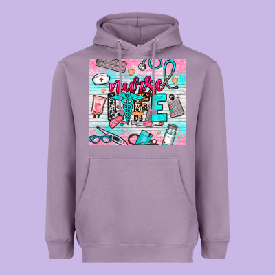 Nurse Life Heavyweight Hoodie Designed By Nancycooperartshop
