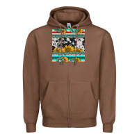 Chestnut sunflower cowhide serape coaster Zipper Hoodie - BarkalooDesign