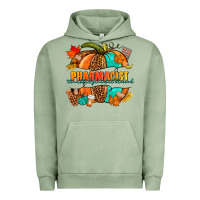 Pigment Oil Green Pharmacist pumpkin Urban Hoodie - NancyCooperArtShop