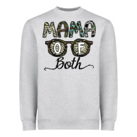 Heather Grey mama of both Heavyweight Sweatshirt - CowhideDigitalArt