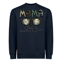 Navy mama of both Heavyweight Sweatshirt - CowhideDigitalArt