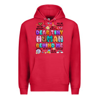 Cardinal dear tiny human behind me Premium Hoodie - Artiststas