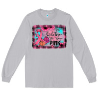 Moon Dust in october we wear pink Long Sleeve Tee - JahusDesignShop