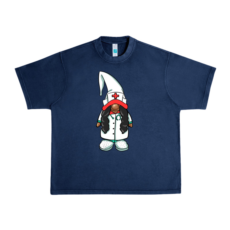 African American Nurse Gnome Urban Heavy Tee by BarkalooDesign | Teevron