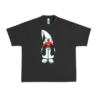 Pigment Black african american nurse gnome Urban Heavy Tee - BarkalooDesign