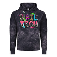 Cloud Black nail tech Vintage Hoodie - Zillion Design Studio