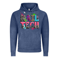 Vintage Denim nail tech Vintage Hoodie - Zillion Design Studio