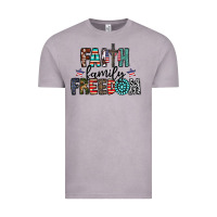 Faith Family Freedom Vintage Tee | Teevron