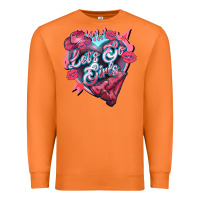 Carrot lets go girls pink Premium Sweatshirt - NancyCooperArtShop