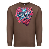 Chestnut lets go girls pink Premium Sweatshirt - NancyCooperArtShop