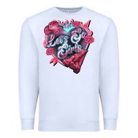 White lets go girls pink Premium Sweatshirt - NancyCooperArtShop